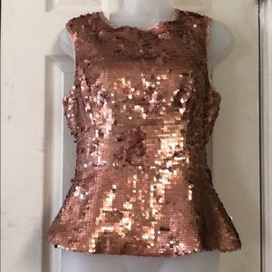 Bebe peplum blouse sz S